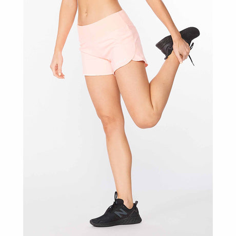 2XU Aero 4" Shorts de course à pied pour femme Pop Coral