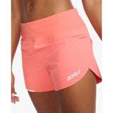 2XU Aero 4 Inch Shorts de course à pied hyper coral femme taille