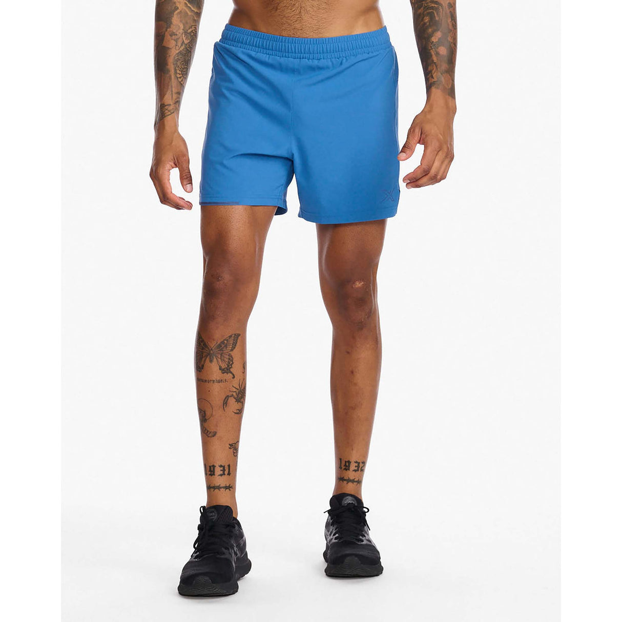 2XU Aero 5" Short de course à pied starling medieval blue homme