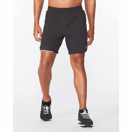 2XU Aero 7" shorts de course à pied pour homme noir