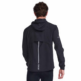 2XU Aero Jacket manteau de course à pied à l'épreuve de l'eau homme - Noir