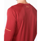 2XU chandail sport Aero à manches longues rouge pour homme dos details