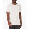 2XU Aero Tee t-shirt de course à pied pour homme oatmeal