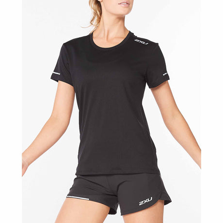 2XU Aero Tee t-shirt de course à pied pour femme noir