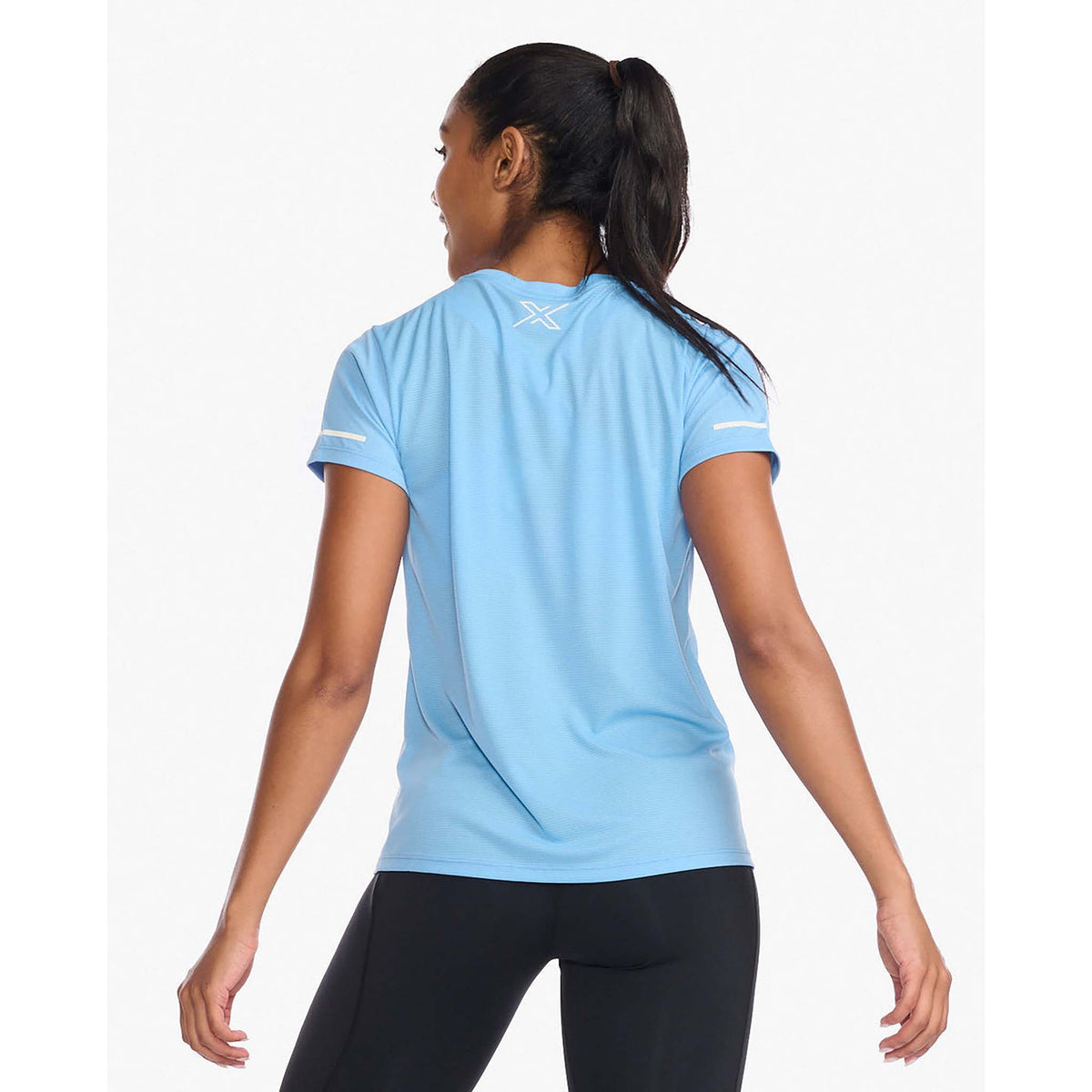 2XU Aero Tee t-shirt de course à pied mirage femme dos