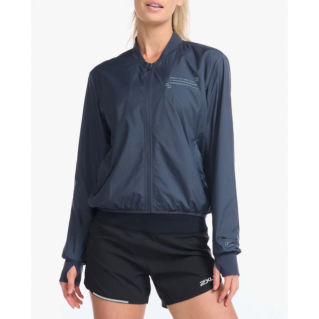 2XU coupe-vent Aero Bomber Jacket india ink pour femme