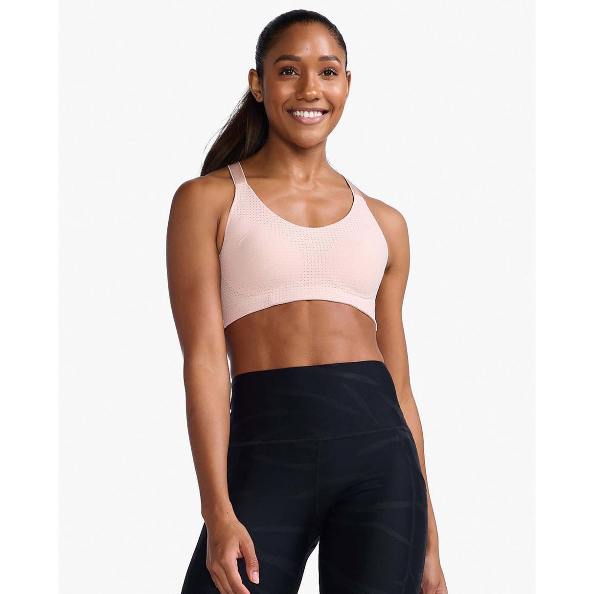 2XU Aero Medium Impact brassiere sport peachwhip