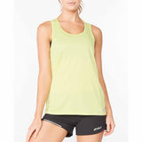 2XU Aero Singlet camisole pour femme limelight