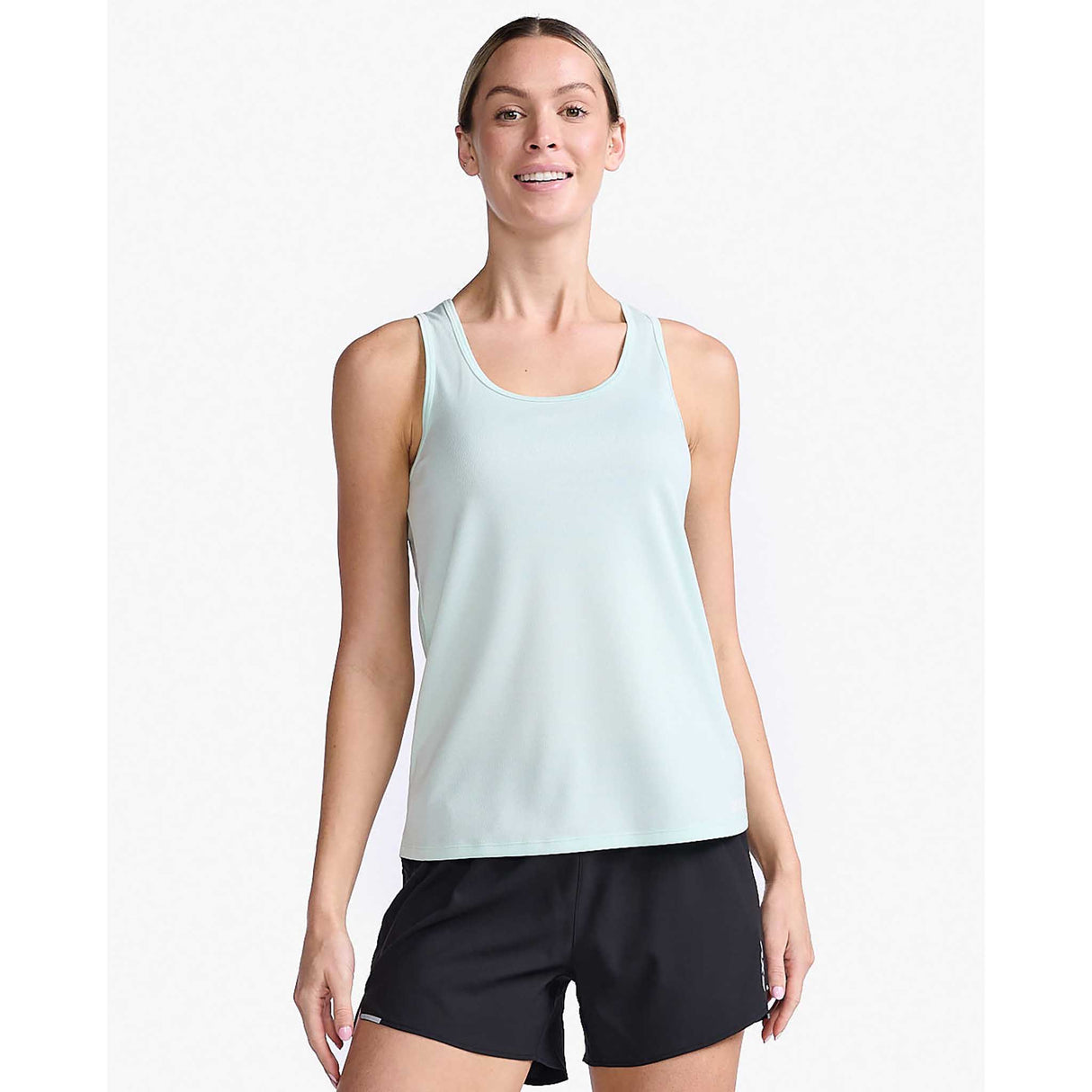 2XU Aero Singlet camisole de course à pied femme - glacier / blanc réfléchissant