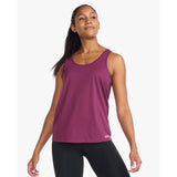 2XU Aero Singlet camisole de course à pied mulberry femme