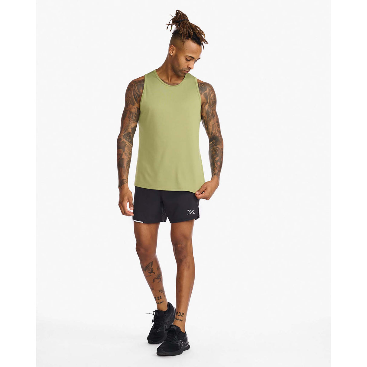 2XU Aero Tank camisole de course glade homme face