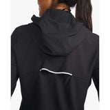 2XU Areo jacket de course noir réfléchissant femme dos