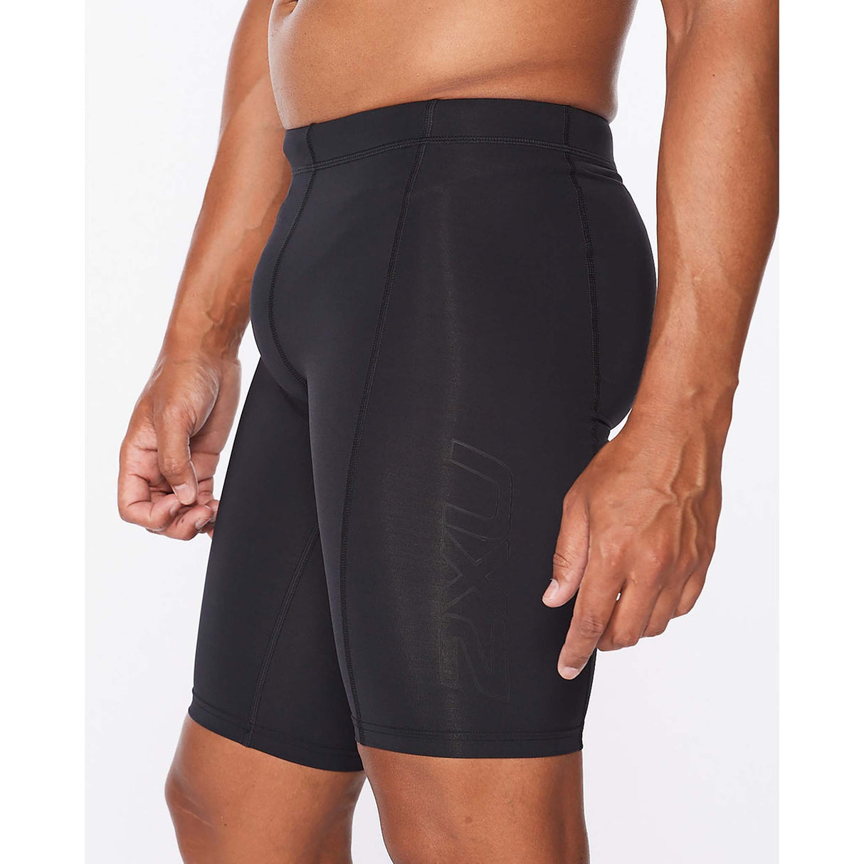 2XU Core Compression shorts noir nero homme details