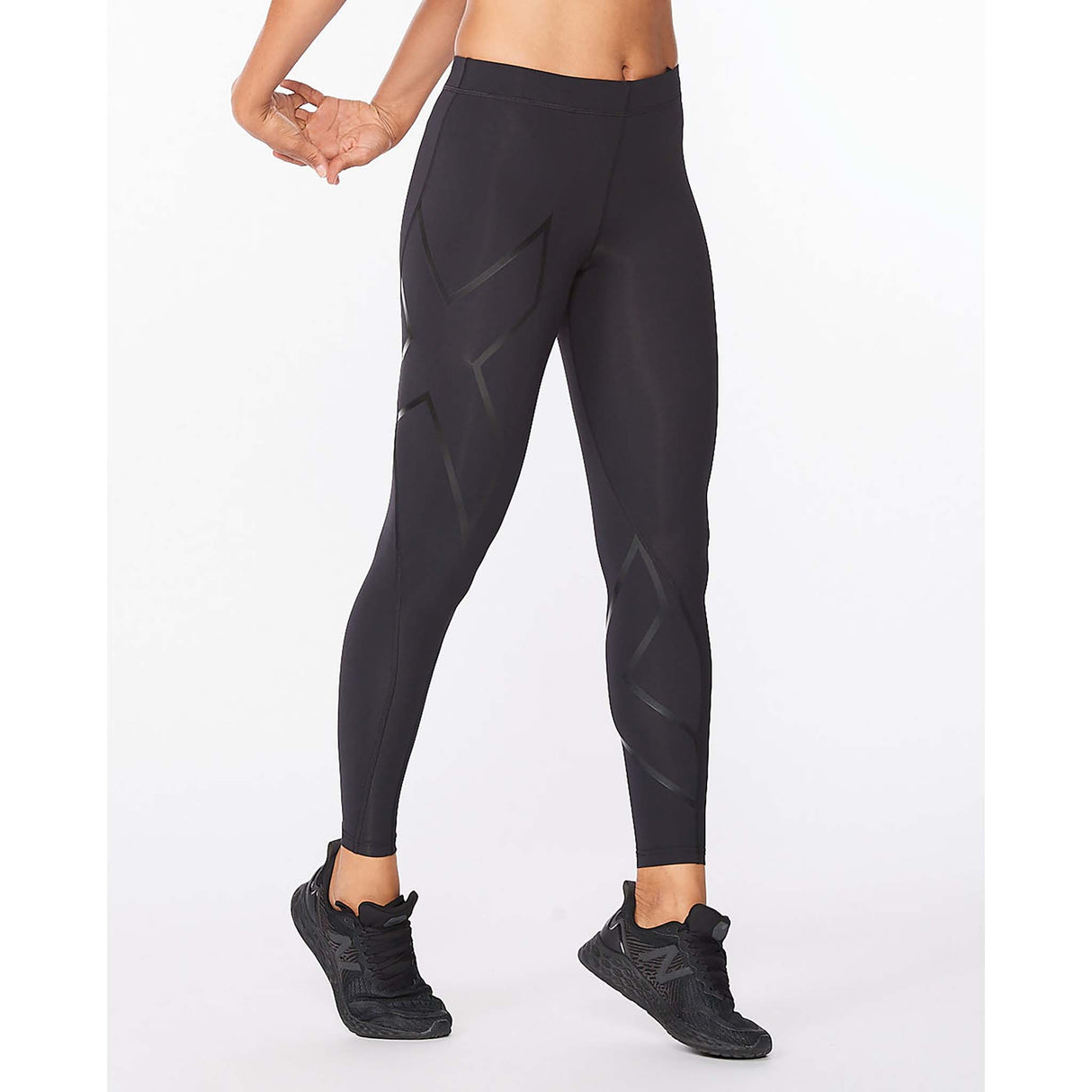 2XU Core Compression leggings sport noir nero femme lateral