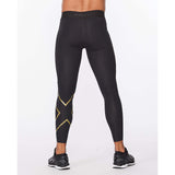 2XU Force Compression leggings de course noir or homme dos