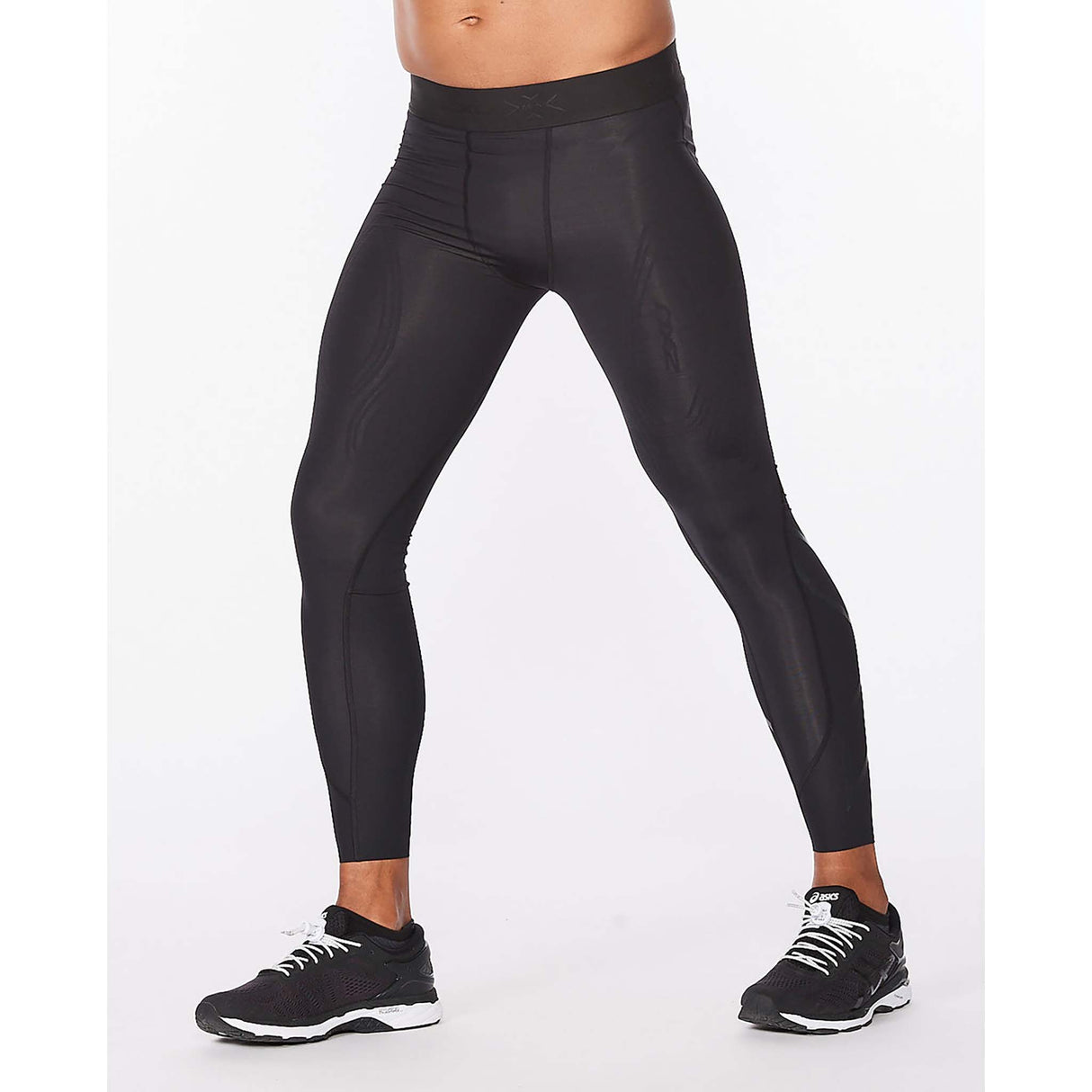 2XU Force Compression leggings de course tout noir homme lateral