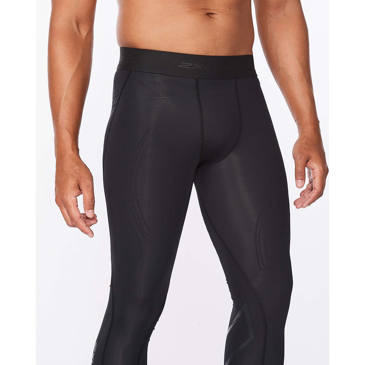 2XU Force Compression leggings de course tout noir homme detail