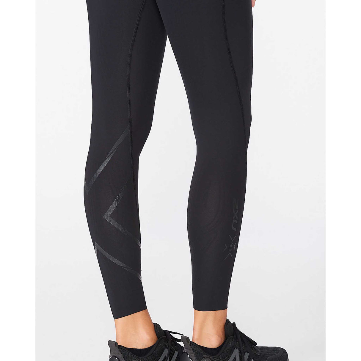2XU Force Mid-Rise Compression Tights femme jambe- noir