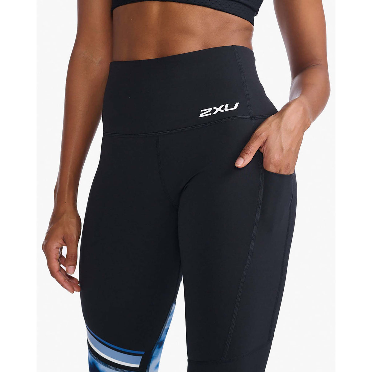 2XU Form Splice Hi-Rise leggings sport noir bleu femme taille