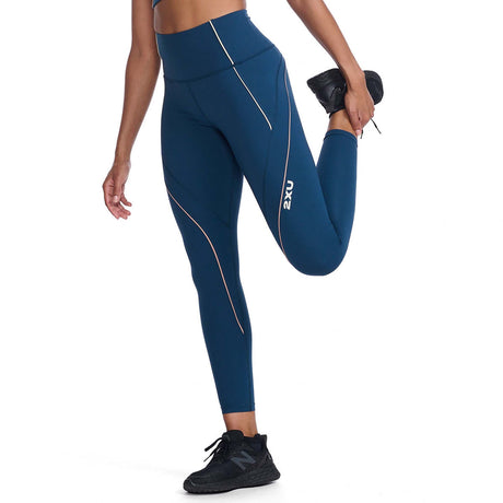 2XU Form Swift Hi-Rise Compression leggings clair de lune femme lateral