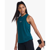 2XU Form Tank camisole de course à pied jade femme lateral