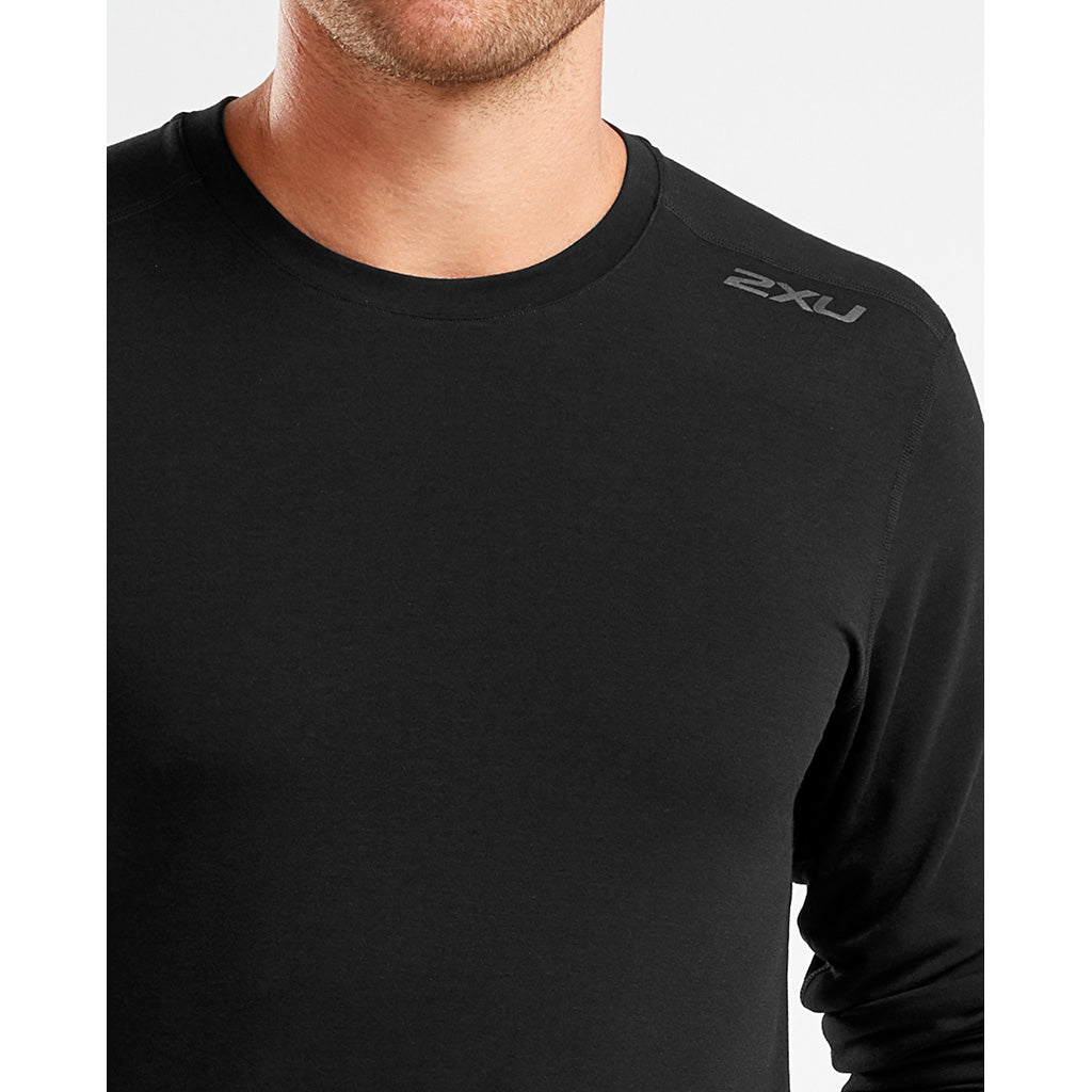 2XU t-shirt manches longues Heat homme col