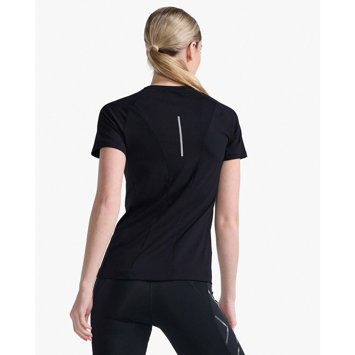 2XU Ignition Base Layer T-shirt sport noir femme dos