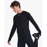 2XU Ignition Base Layer t-shirt manches longues noir homme lateral