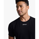 2XU Ignition Base Layer Tee noir homme col