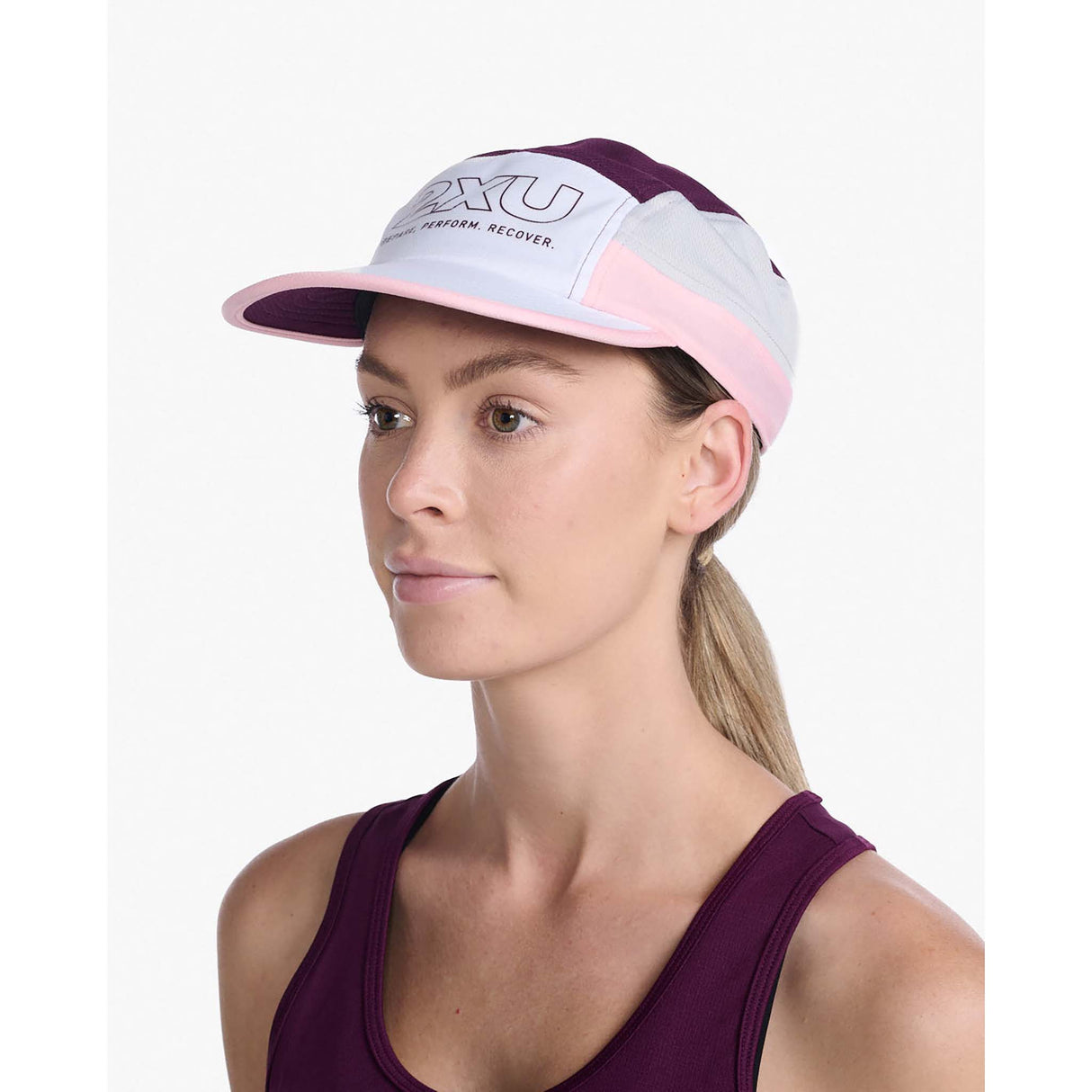 2XU Light Speed Cap casquette de course à pied unisexe beet cameo