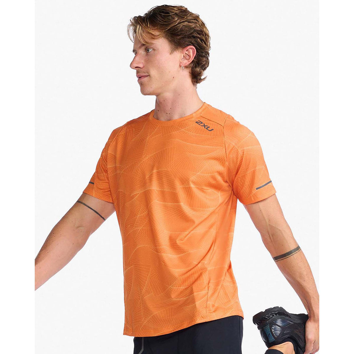 2XU Light Speed Spiral t-shirt course homme lateral
