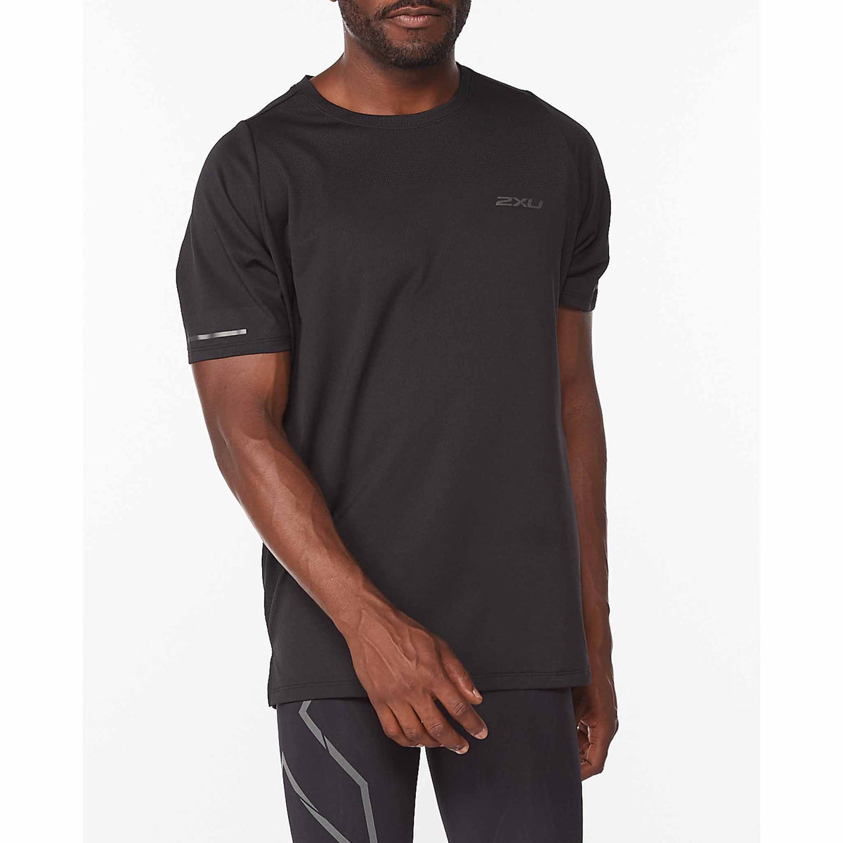 2XU Light Speed Tech Tee T-shirt de course à pied pour homme Black
