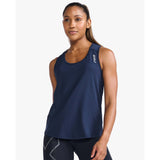 2XU Light Speed Singlet midnight silver femme