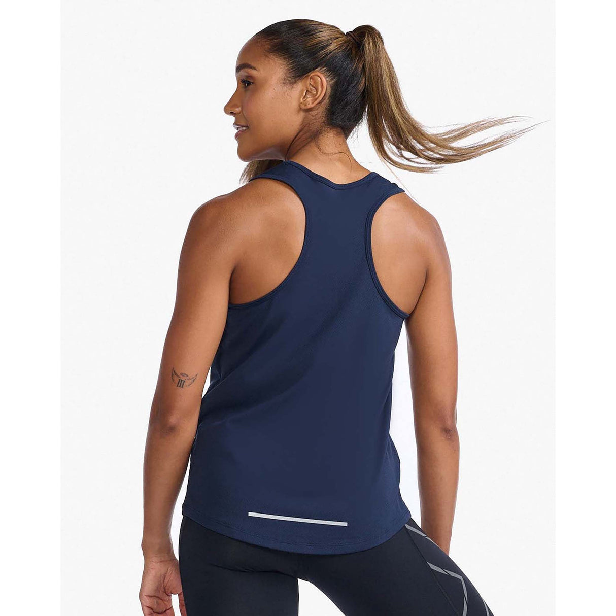 2XU Light Speed Singlet midnight silver femme dos