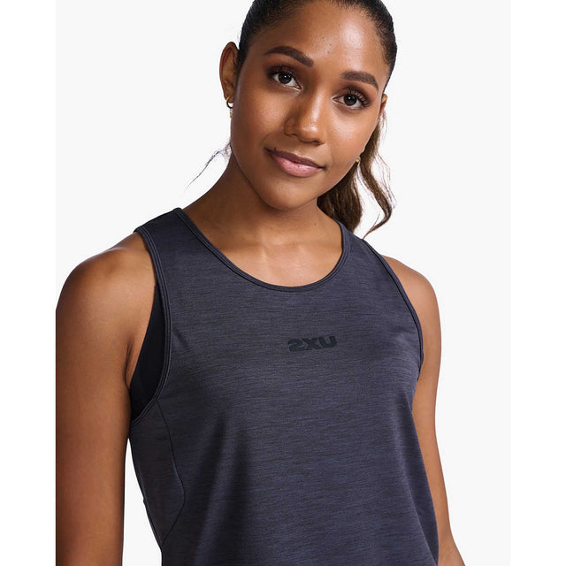 2XU Motion Tank camisole de course à pied femme col- india ink