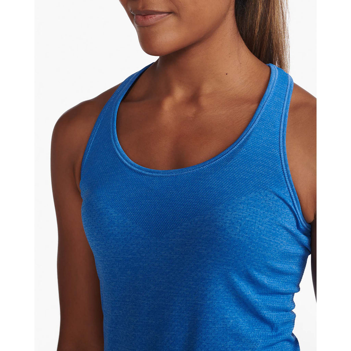 2XU Motion Tech Singlet camisole de course bleu femme col