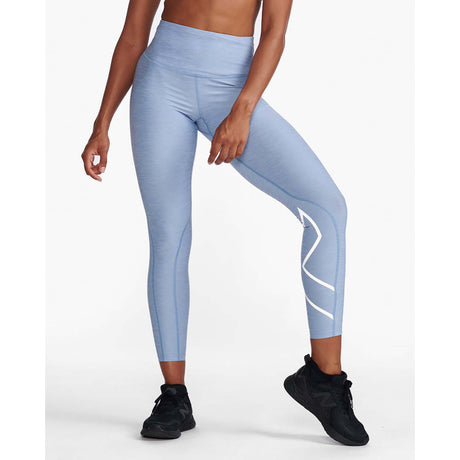 2XU Motion Print Hi-Rise Compression Tights leggings bleu femme