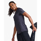 2XU Motion Tee t-shirt de course à pied femme lateral-india black