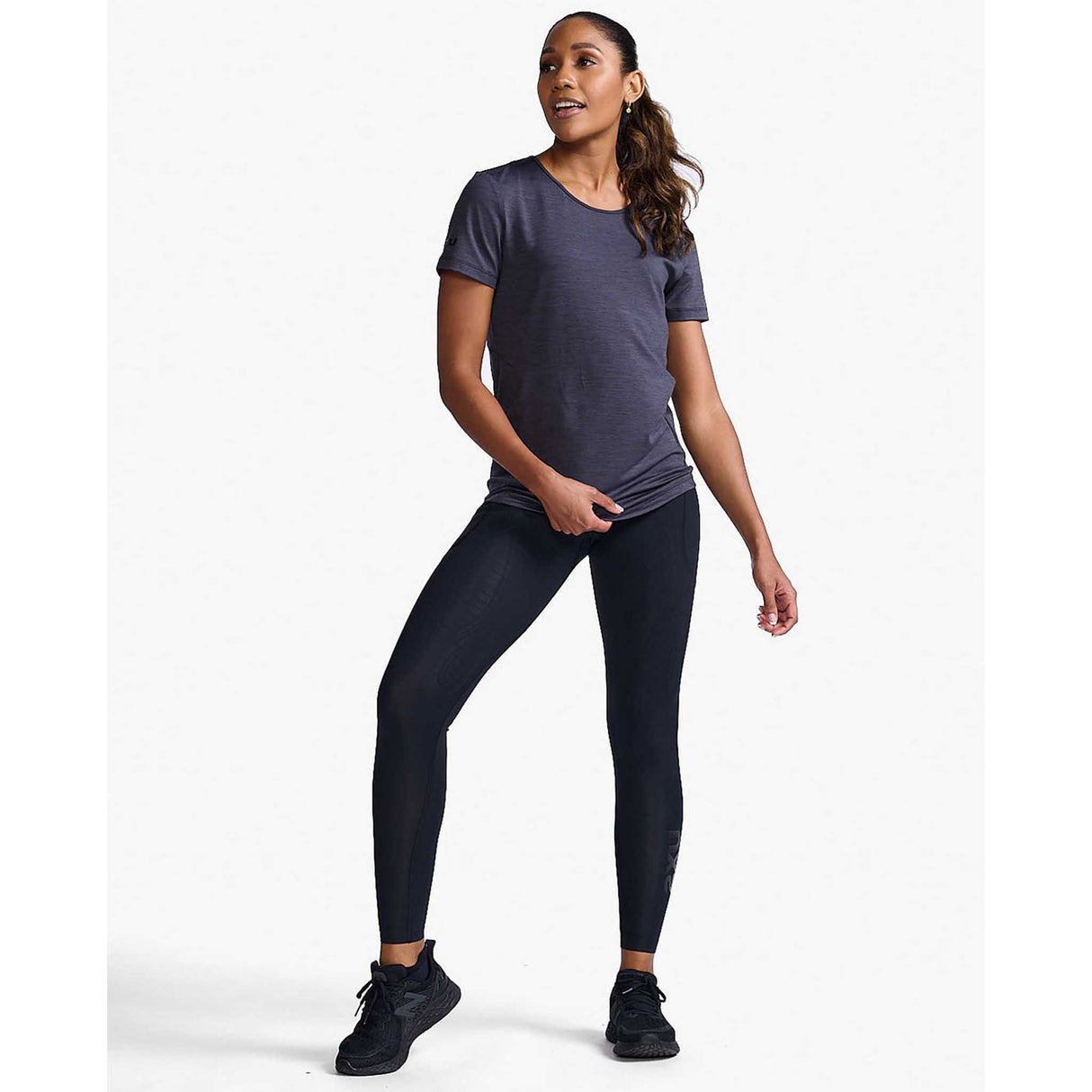 2XU Motion Tee t-shirt de course à pied femme face-india black