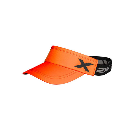 2XU Performance casquette visière de course à pied flame