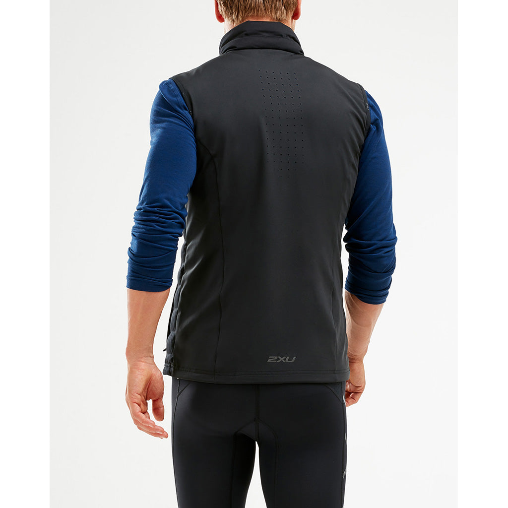 XU veste de course sans manches Pursuit Insulation pour homme dos