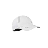 2XU Run Cap casquettes de course à pied unisexe blanche