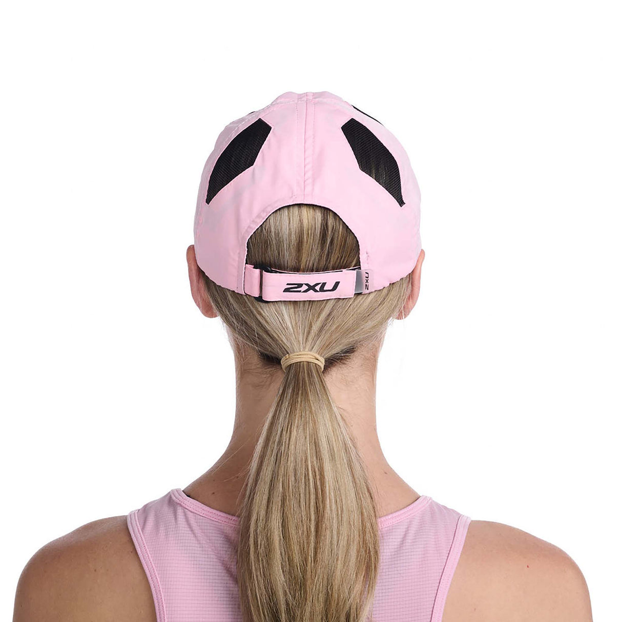 2XU Run Cap casquettes de course à pied unisexe cameo black dos