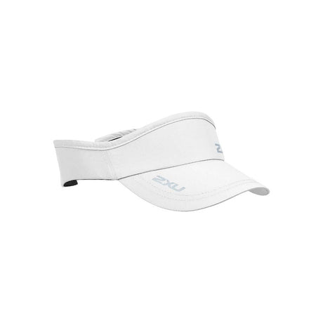 2XU Run Visor casquette visière de course à pied blanc