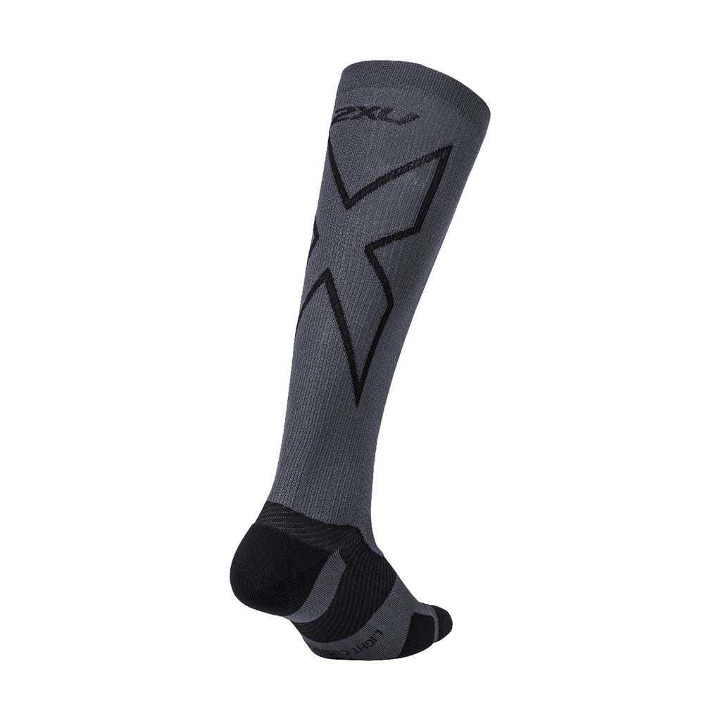 2XU Vectr Light Cushion Full Length bas longs de course a pied unisexe titane noir rv