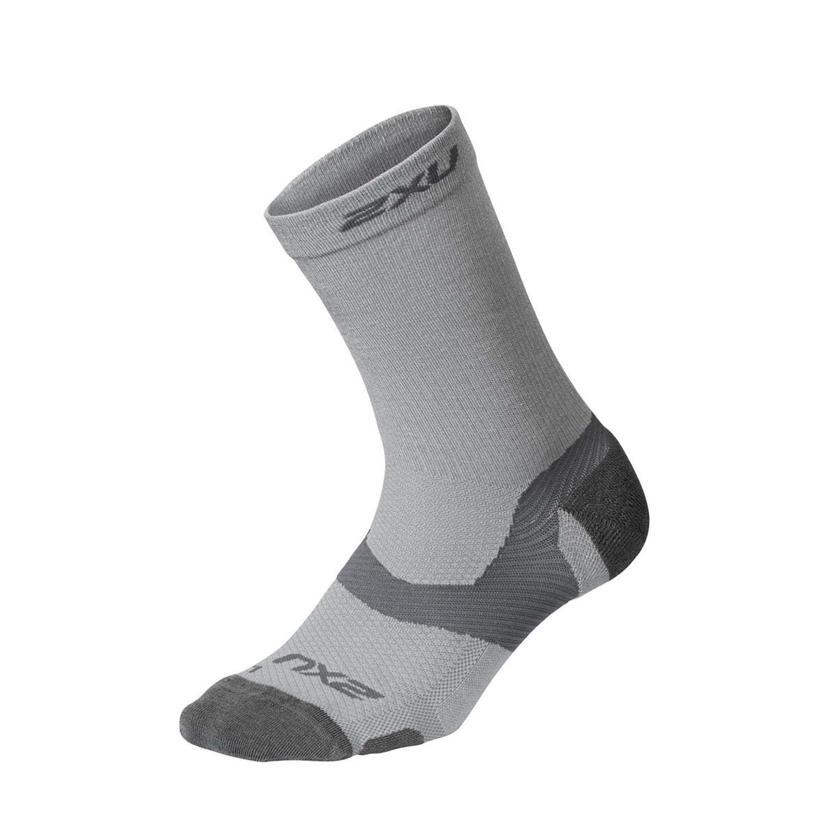 2XU Vectr Merino Light Cushion Crew Socks grey