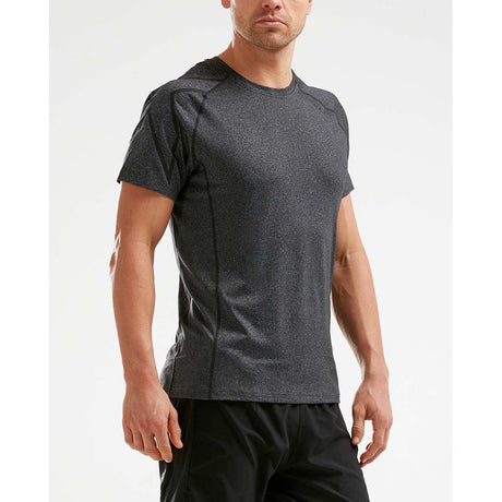 2XU X-Ctrl T-shirt manches courtes de sport charcoal homme