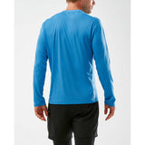 2XU XVent LS t-shirt blue back