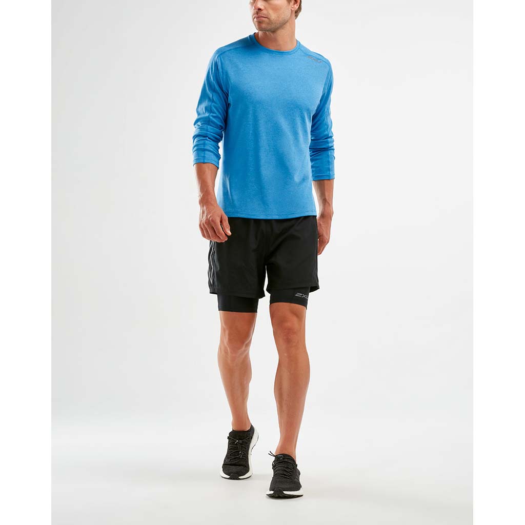 2XU XVent LS t-shirt blue live