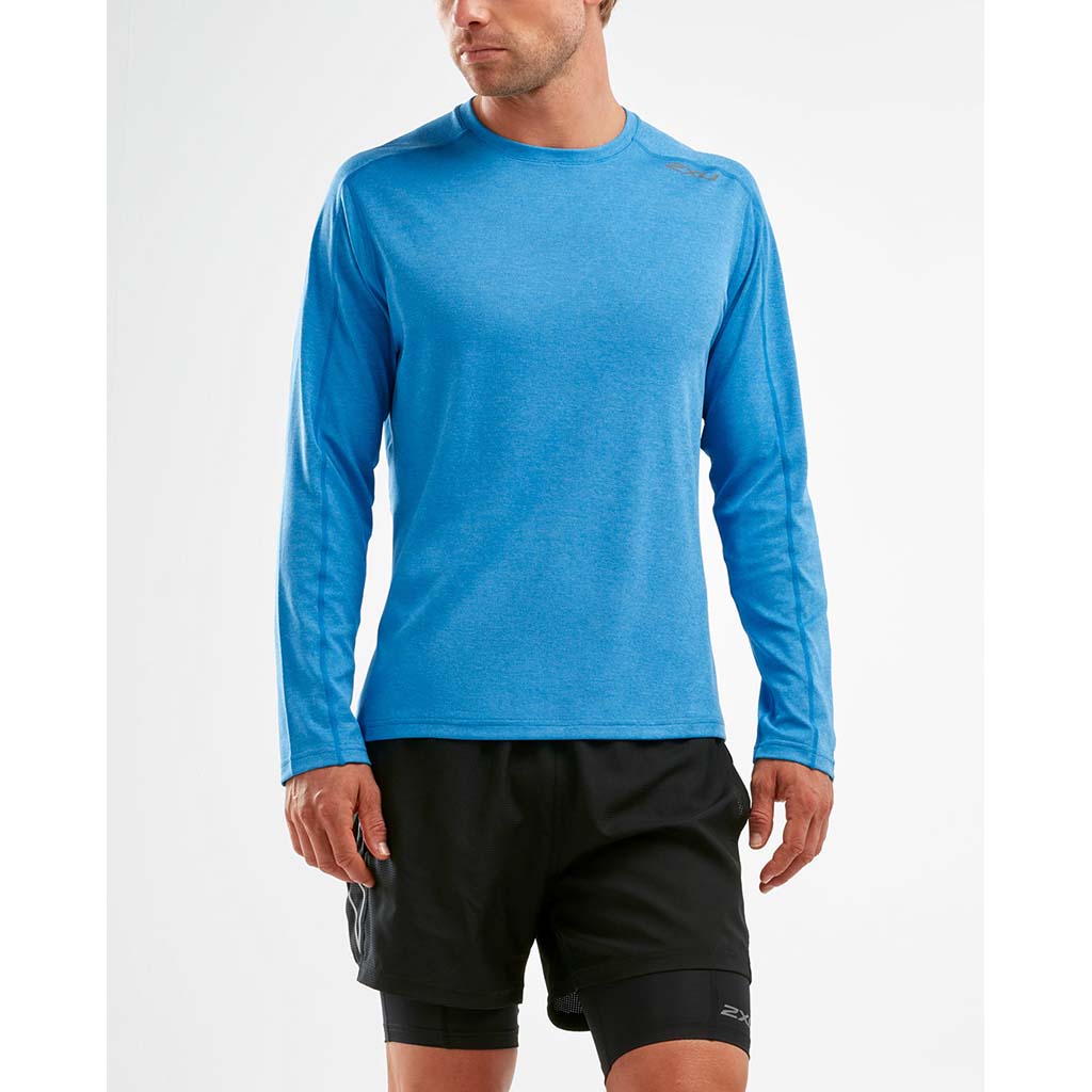 2XU XVent LS t-shirt blue